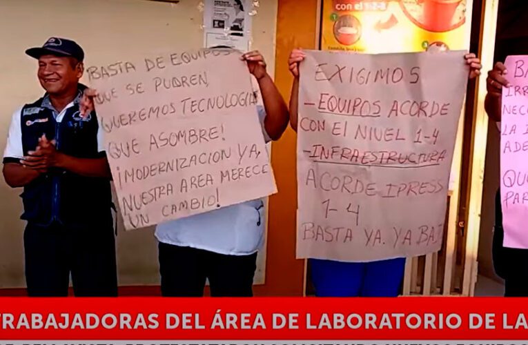 Lucha por la Salud: Trabajadores de Iquitos Exigen Equipos Médicos