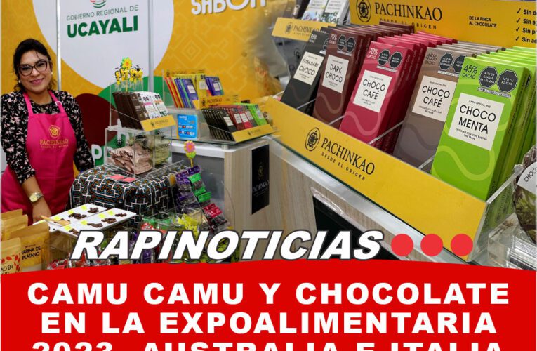 Camu Camu y Chocolate en la Expoalimentaria 2023, Australia e Italia interesados