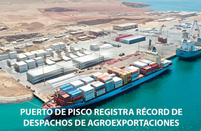 Puerto de Pisco registra récord de despachos de agroexportaciones