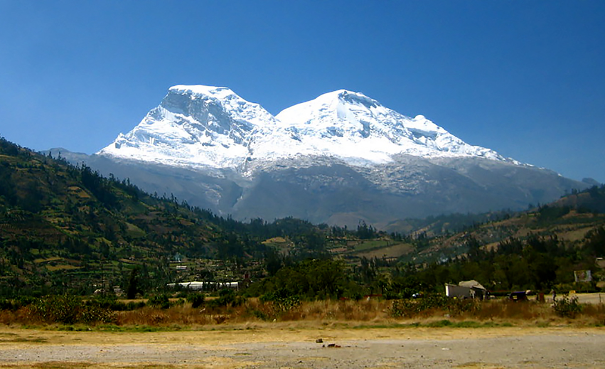 Ubicación de la Montaña El Huascarán