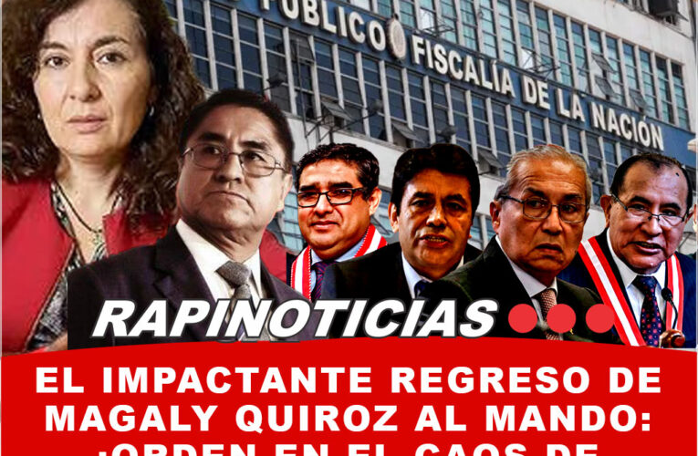 El Impactante Regreso de Magaly Quiroz al Mando: ¡Orden en el Caos de ‘Cuellos Blancos del Puerto’!