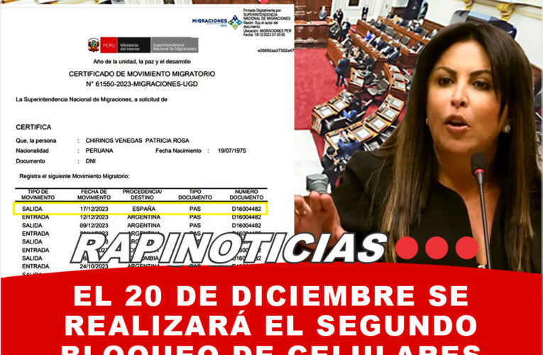 Patricia Chirinos Abandona el País: ¿Huida o Estrategia Legal?