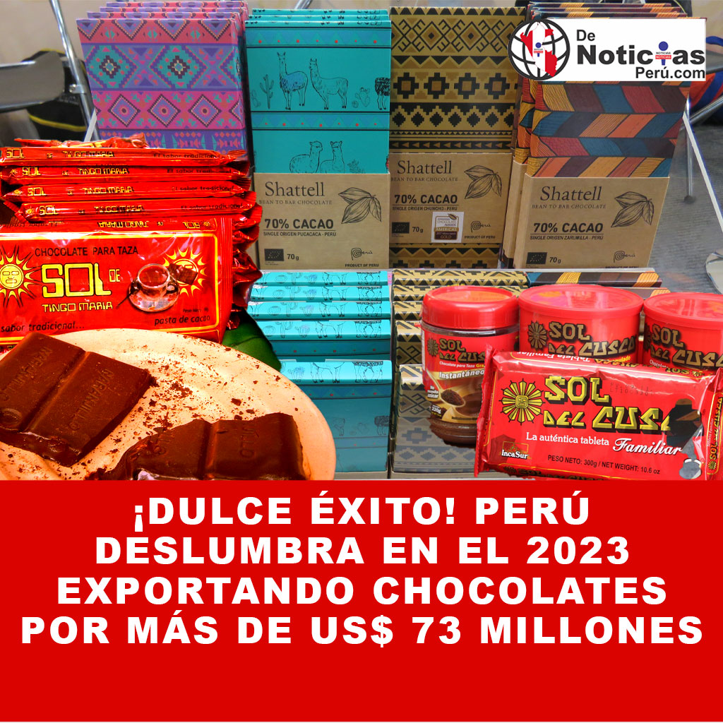 Un Festín de Crecimiento del 75%: Chocolates Peruanos Conquistando Paladares Globales y Endulzando el Comercio Internacional. #ExportacionesPeruanas #ChocolatesDelPerú