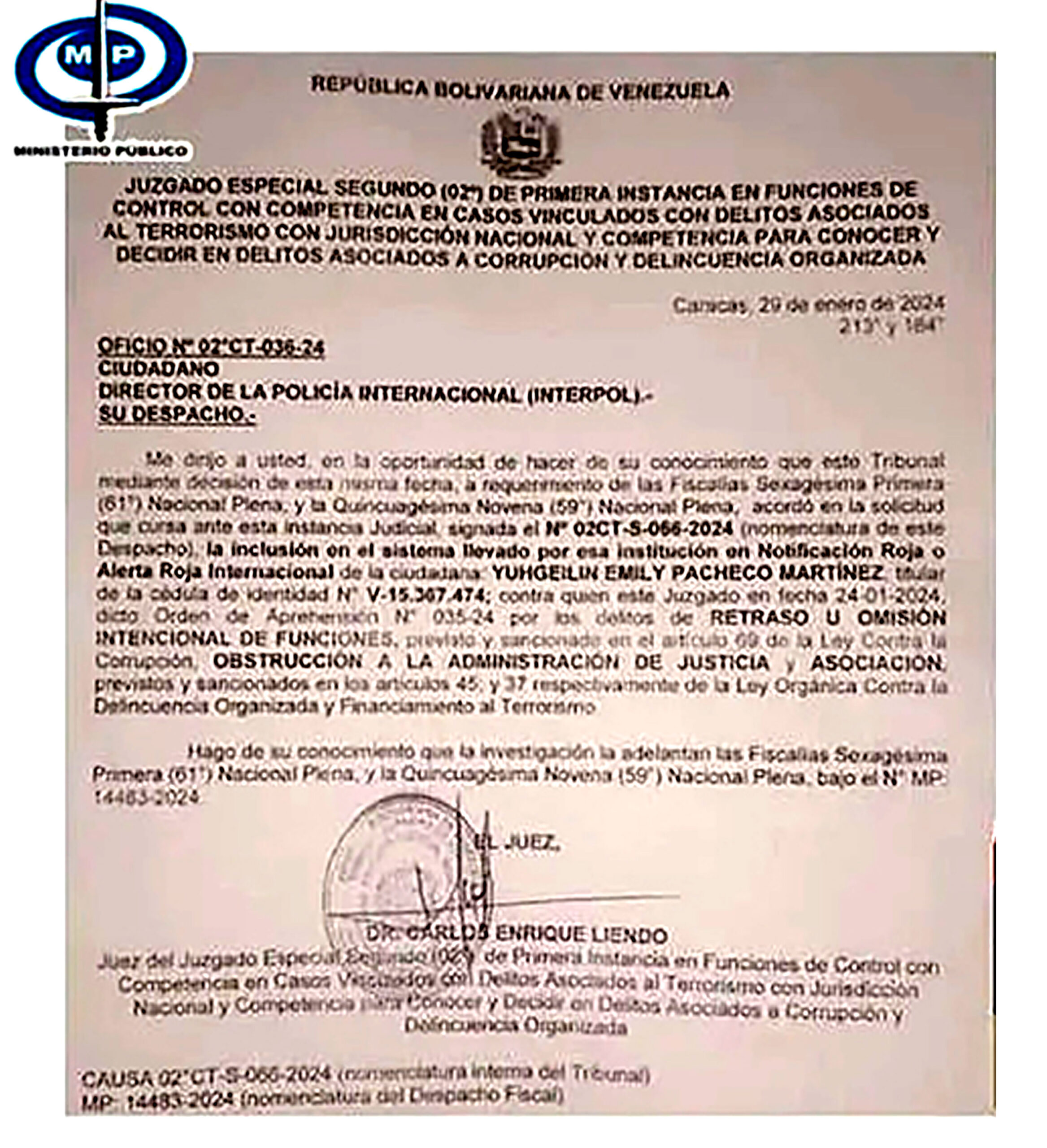 ¿Quién más está involucrado en esta red de traición y engaño? Revelaciones explosivas sacuden el sistema judicial venezolano.