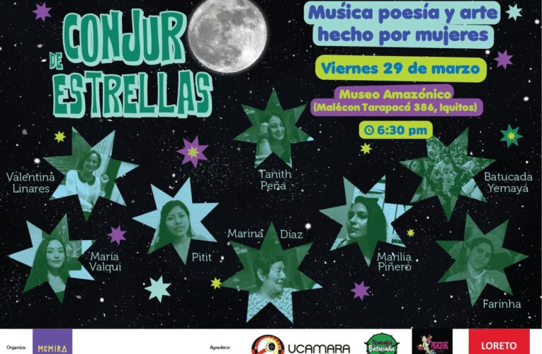 Conjuro de estrellas: Evento gratuito de música, poesía y arte hecho por mujeres