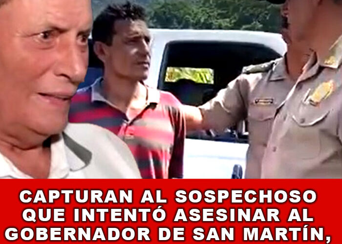 Capturan al sospechoso que intentó asesinar al gobernador de San Martín, Walter Grundel