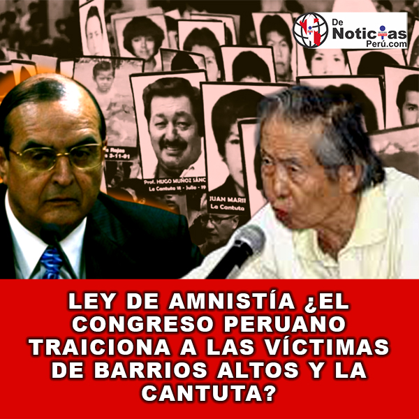 La nueva ley de prescripción de crímenes de lesa humanidad intenta proteger a los responsables de atrocidades como son Alberto Fujimori y Vladimiro Montesinos desafiando la memoria y la justicia en Perú.