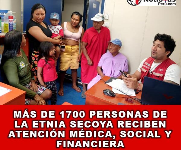 Más de 1700 personas de la etnia secoya reciben atención médica, social y financiera