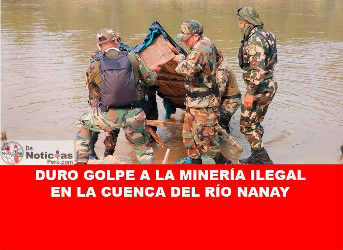 Efectivos de la PNP y de la Marina de Guerra del Perú, junto con la Fiscalía y el Minam (a través del Sernanp) realizaron intervención contra dicha actividad ilícita que afecta nuestra Amazonía.