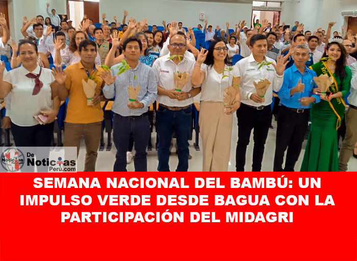 PEDAMAALC y MIDAGRI se unen al Gobierno Regional de Amazonas para promover el bambú como recurso estratégico en la Semana Nacional del Bambú