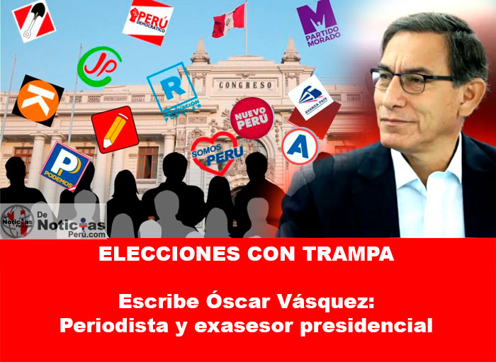 La valla mortal les impedirá seguir en la actividad política a los que no alcancen los votos necesarios. En este complicado escenario, la figura del ex presidente Martín Vizcarra lidera la intención de voto, con una gran fortaleza en el interior del país.