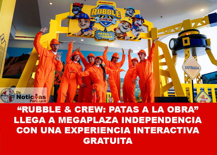 “Rubble & Crew: Patas a la obra” llega a MegaPlaza Independencia con una experiencia interactiva gratuita