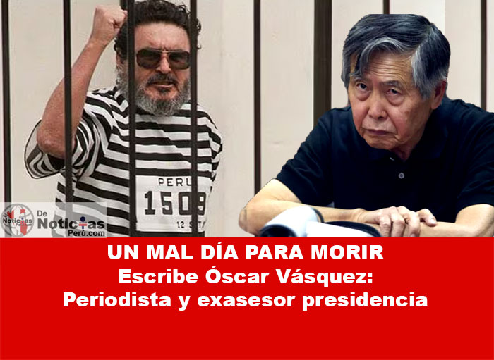 La muerte de un líder en un día trágico marcado con el ataque a las torres gemelas, muerte del senderista Abimael Guzman y de Alberto Fujimori, marcado por conspiraciones y decisiones que mezclan poder, corrupción y tragedia.