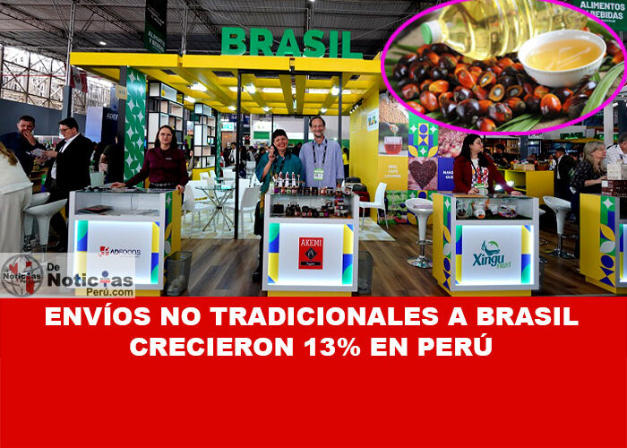 Envios no tradicionales a Brasil crecieron 13% en Perú